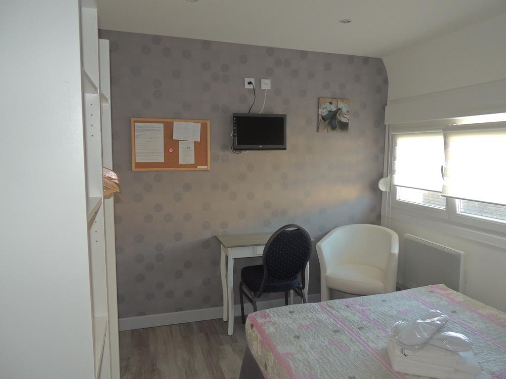 Au Bon Abri Hotell Berck Rum bild