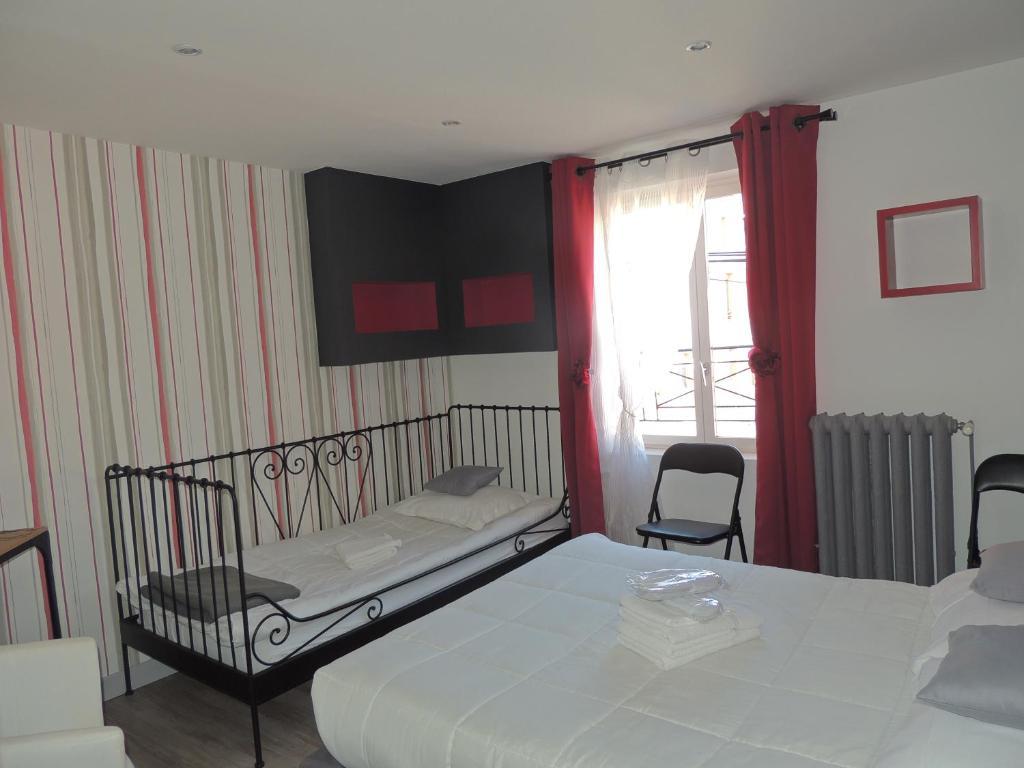Au Bon Abri Hotell Berck Rum bild